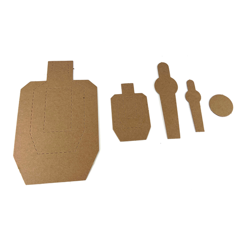 Reduced Scale Dryfire Target Kit including USPSA, IPSC, and Steel Style Targets Reduced Scale Dryfire Target Kit including USPSA, IPSC, and Steel Style Targets