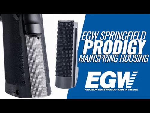 Springfield Prodigy Fully Checkered Mainspring Housing - Blue 11464 Springfield Prodigy Fully Checkered Mainspring Housing - Blue 11464