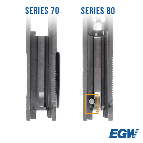 EGW 1911 Oversized Firing Pin Stop Series 70 9/38/40/10 - Stainless Steel 10368 EGW 1911 Oversized Firing Pin Stop Series 70 9/38/40/10 - Stainless Steel 10368