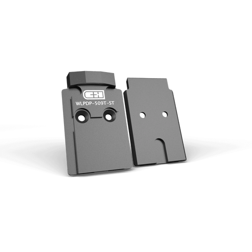 Walther DEFENSE PDP to Holosun 509T Steel Adapter Plate by CHPWS WLPDP-509T-ST