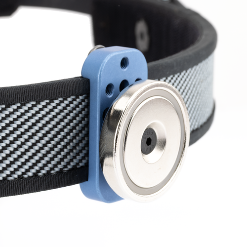 BSPS Boss Aluminum Belt Mounted Magnet Cool Blue