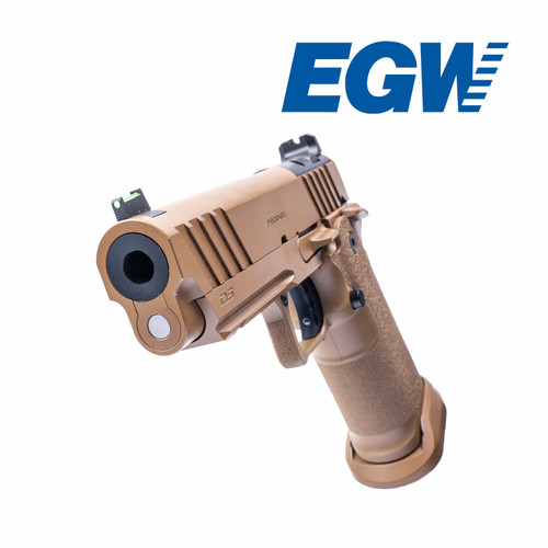 Springfield Prodigy Coyote Tan 4.25" Keyed Reverse Plug 1/4" Hole by EGW (12087-CT)