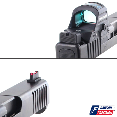 Dawson Precision Fixed Co-Witness Sight Set for Glock Gen 6 Pistols (Use w/ Holosun 507C/508T/507Comp & Vortex Defender-CCW)(310-356)