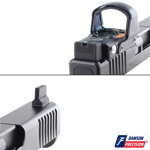 Dawson Precision Fixed Co-Witness Sight Set for Glock Gen 6 Pistols (Use w/ Leupold DeltaPoint Pro)(310-358)
