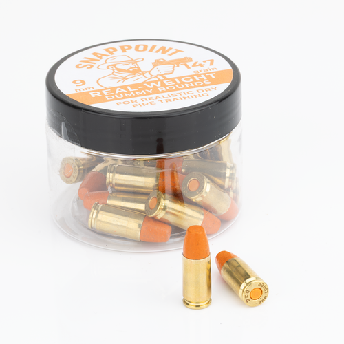 SnapPoint 9mm Real-Weight Dry Fire Dummy Rounds (Set of 20)