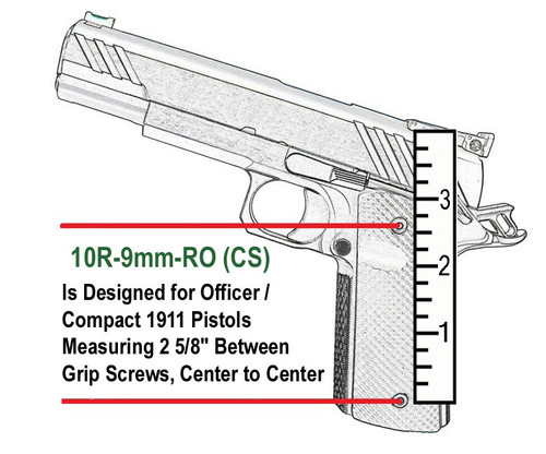 1911 Officer - 10 Round - Custom Shop 9mm Magazine by Cobramag 10R-9mm-RO (CS)