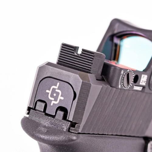 Continuous Precision RDS Back Up Iron Sights For Glock 10/15 Yard Zero