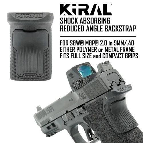 Kiral Reduced Angle Backstrap for S&W M&P 2.0 Pistols (9mm/40S&W) (KDRABMP)