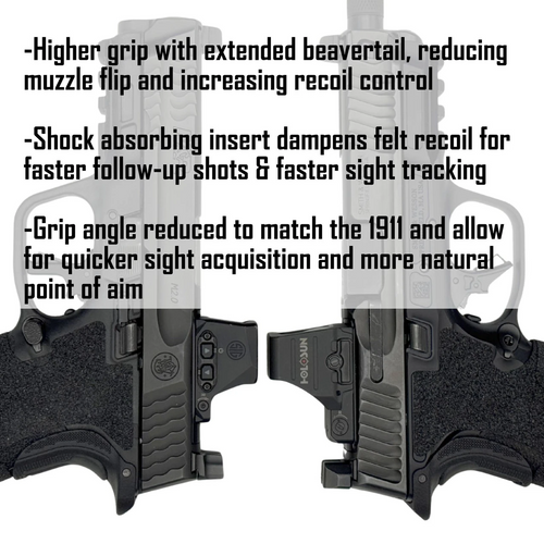 Kiral Reduced Angle Backstrap for S&W M&P 2.0 Pistols (9mm/40S&W) (KDRABMP)