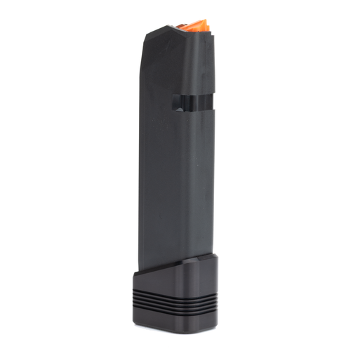 24 Round 140mm Factory Glock Magazine with Henning Basepad