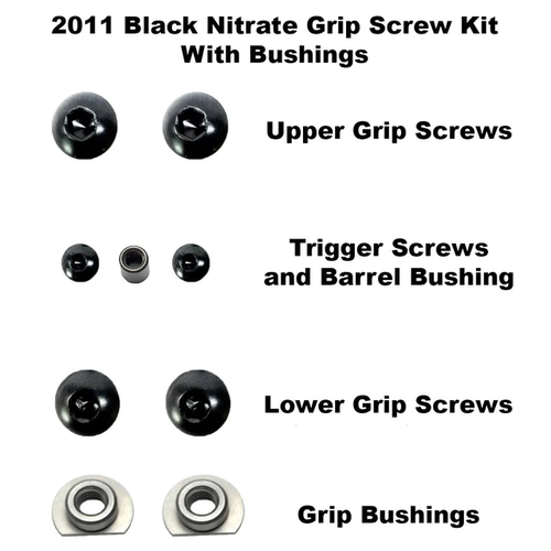 2011 Grip Screw Kit W/ Bushings For Double Stack Grip Modules By Extreme Shooters