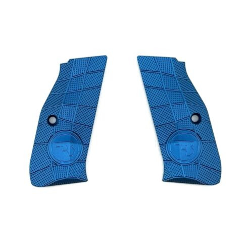 CZ Shadow 2 Palm Swell GridLok with CZ Logo Aluminum Grips By Lok Grips (16C0501112B035302)