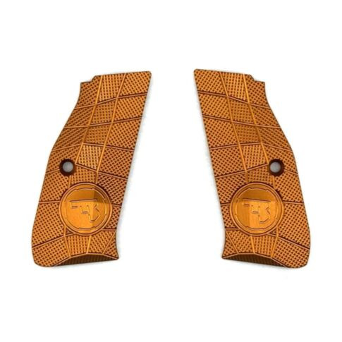 CZ Shadow 2 Palm Swell GridLok with CZ Logo Aluminum Grips By Lok Grips (16C0501112B035402)