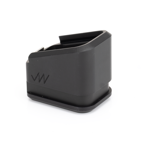JagerWerks G17/G34/G45/G47 Magazine Extension +4 Plus Basepad for Mec-Gar® Glock® Style Mags (JWME-MEC18-5)