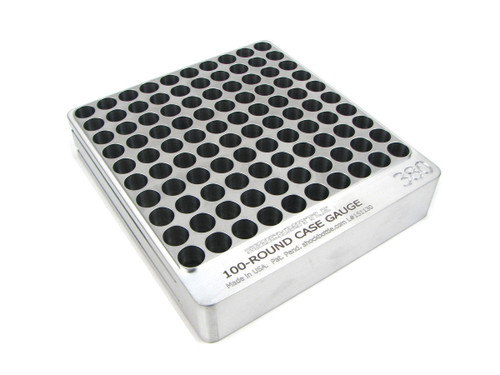 100-Hole .380 Hundo Chamber Checker Cartridge Case Gauge Casegauge by Shockbottle shockbottle (CG380-100) 