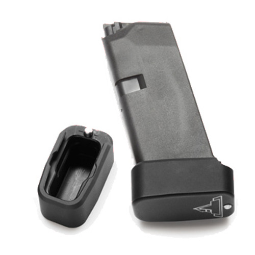 TTI Glock 43 Base Pad by Taran Tactical for Glock 43 +2 Black