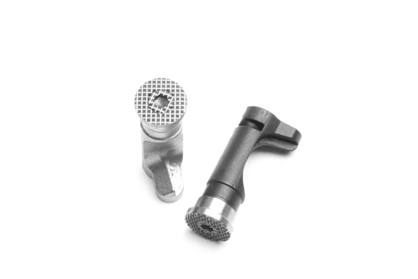 1911 Magazine Catch Extension Button - Stippled Stainless Steel For Easy Release 2 thumbnail image