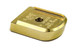 Walther PDP Full Size Magazine Base Pads Brass 18rd +0 by LOK Grips