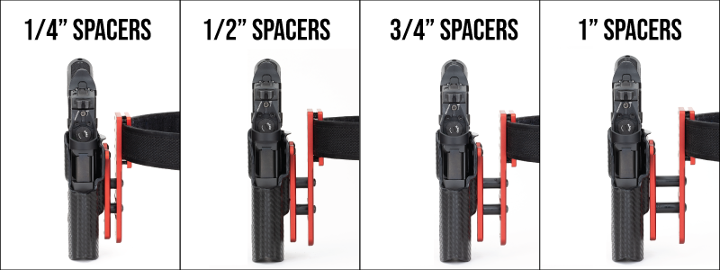 Boss Holster Hanger Spacer Diagram