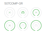 Holosun HE507COMP-GR Competition Green Dot Optic w/Multi-Reticle System