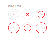 Holosun HE507COMP Competition Red Dot Optic w/Multi-Reticle System (HS507COMP)