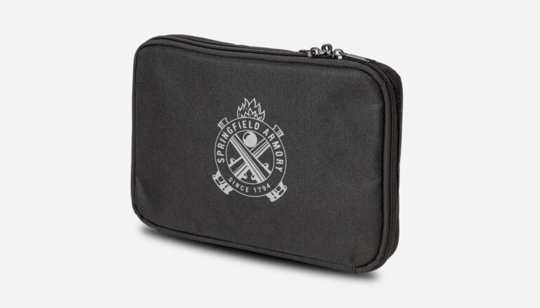 A double-zipper case is included with each Springfield Armory handgun.