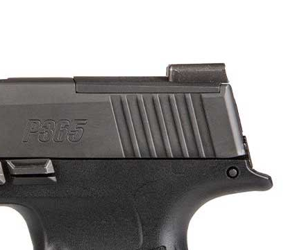 It is compatible with the older generation of P365X, where the optics plate and rear sight are integrated: