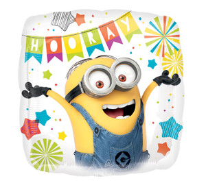 Despicable Me Party Square Shape 17" Foil Balloon (Packaged) Despicable Me Party Square Shape 17" Foil Balloon (Packaged)