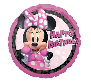 Minne Mouse Forever Birthday 17" Foil Balloon (Packaged) Minne Mouse Forever Birthday 17" Foil Balloon (Packaged)