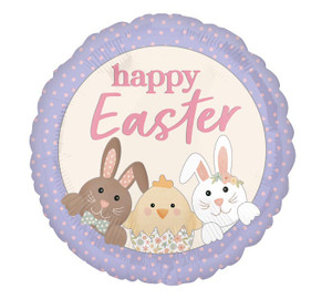 Pastel Gardens Happy Easter 17" Foil Balloon (Non-Packaged) Pastel Gardens Happy Easter 17" Foil Balloon (Non-Packaged)