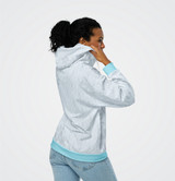 "Golf In Shape" Women's  Zip Hoodie Turquoise