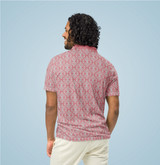 Men’s slim fit polo Golf Fans Pink