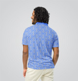 "Golf In Shape" Men's Slim Fit Polo Blue "Golf In Shape" Men's Slim Fit Polo Blue