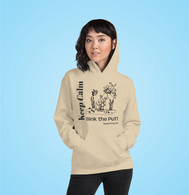 Unisex Hoodie Keep Culm For Golf Fans