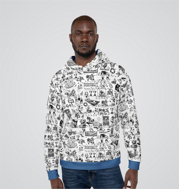 "Football Collage" Adult Hoodie "Football Collage" Adult Hoodie
