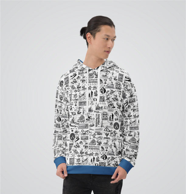 "Fishing Collage" Adult Hoodie "Fishing Collage" Adult Hoodie