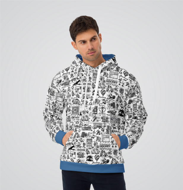 "Hockey Collage" Adult Hoodie "Hockey Collage" Adult Hoodie