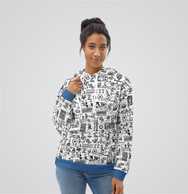 "Baseball Collage" Adult Hoodie "Baseball Collage" Adult Hoodie