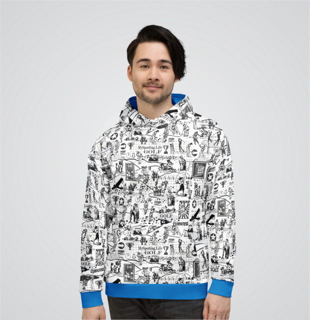 "Golf Collage" Adult Hoodie "Golf Collage" Adult Hoodie