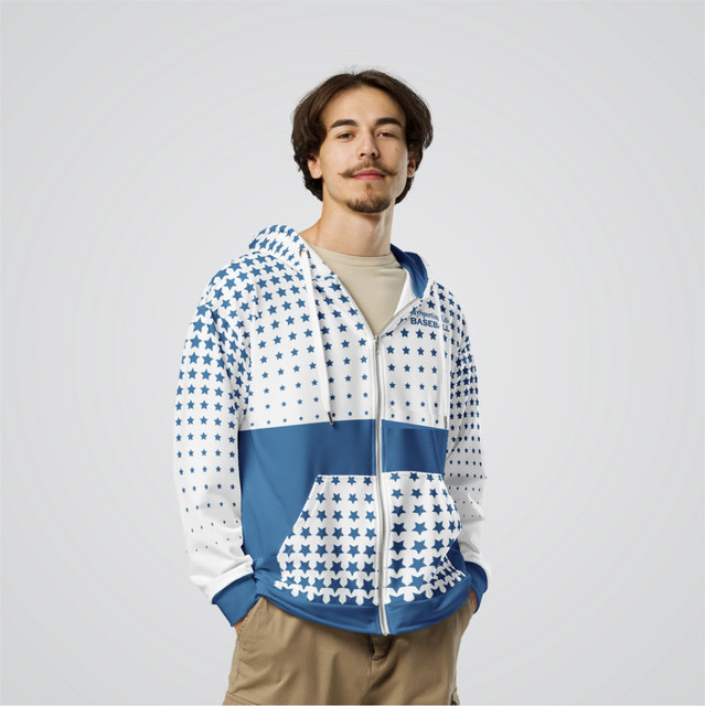 “Baseball All-Stars” Adults Zip-Up Hoodie