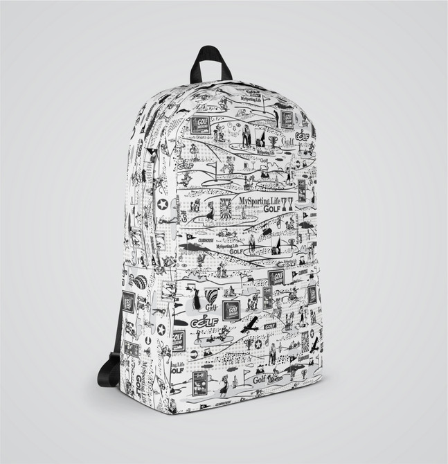 "Golf Collage" Backpack