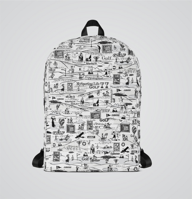 "Golf Collage" Backpack