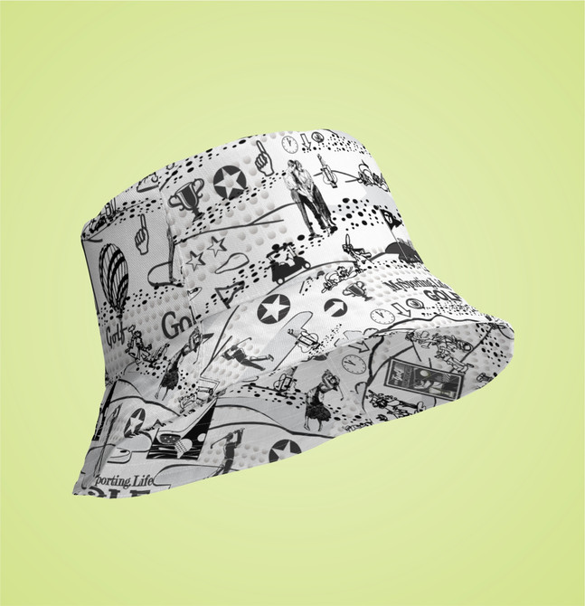 Reversible bucket hat for Golf Fans