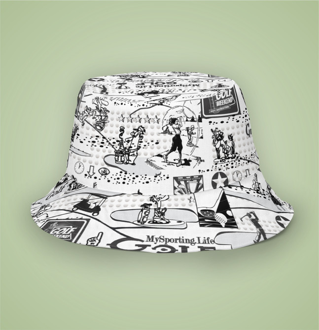 Reversible bucket hat for Golf Fans