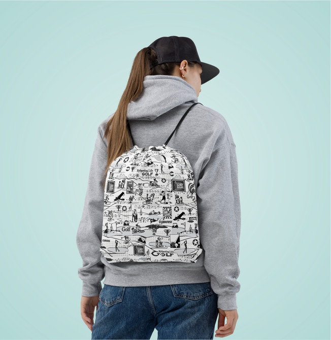 Drawstring Bag for Golf Fans