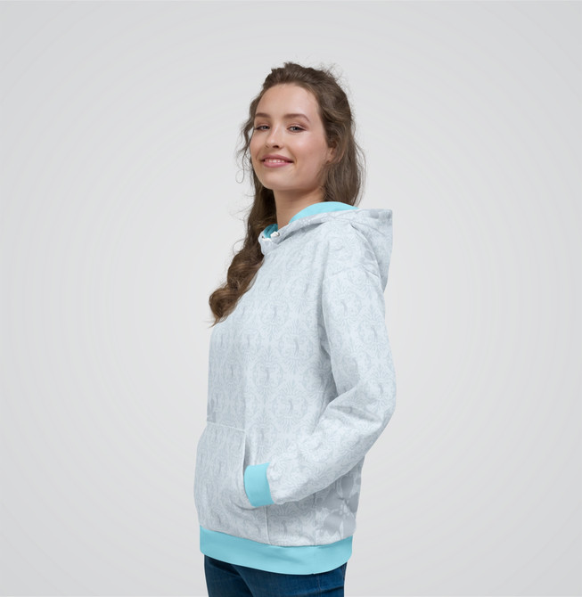 "Golf In Shape" Women's Hoodie Turquoise
