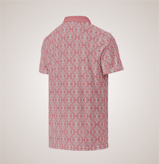 Men’s slim fit polo Golf Fans Pink