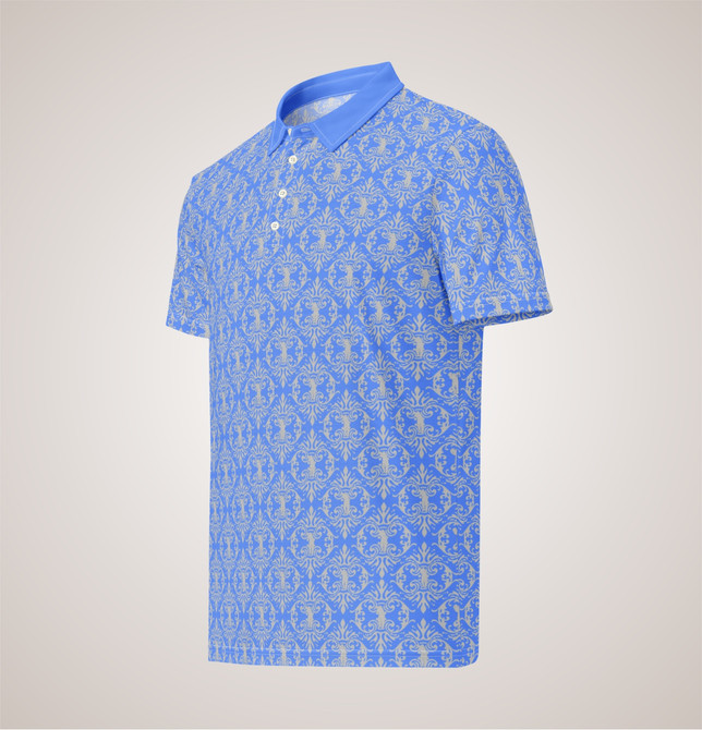 Men’s slim fit polo Golf Blue