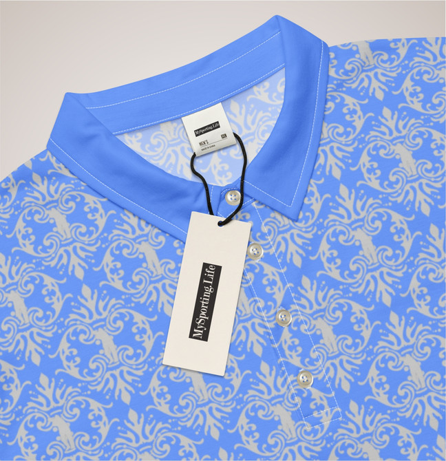 Men’s slim fit polo Golf Blue