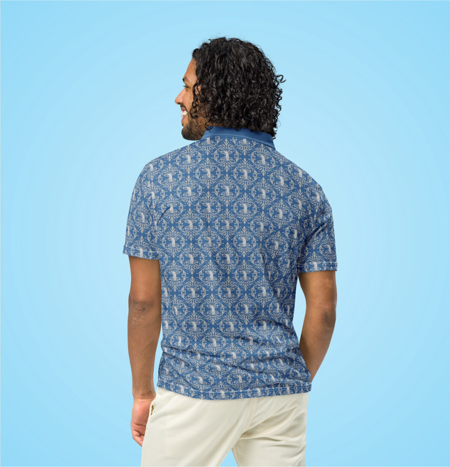 Men’s slim fit polo Golf Dark Blue